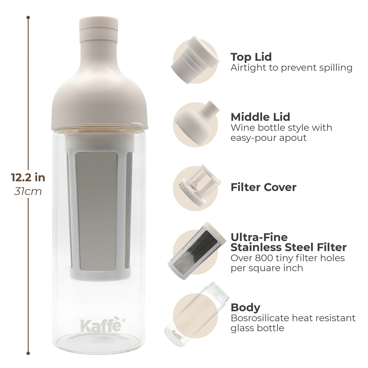 Cold-Brew Tea or Coffee Maker Bottle