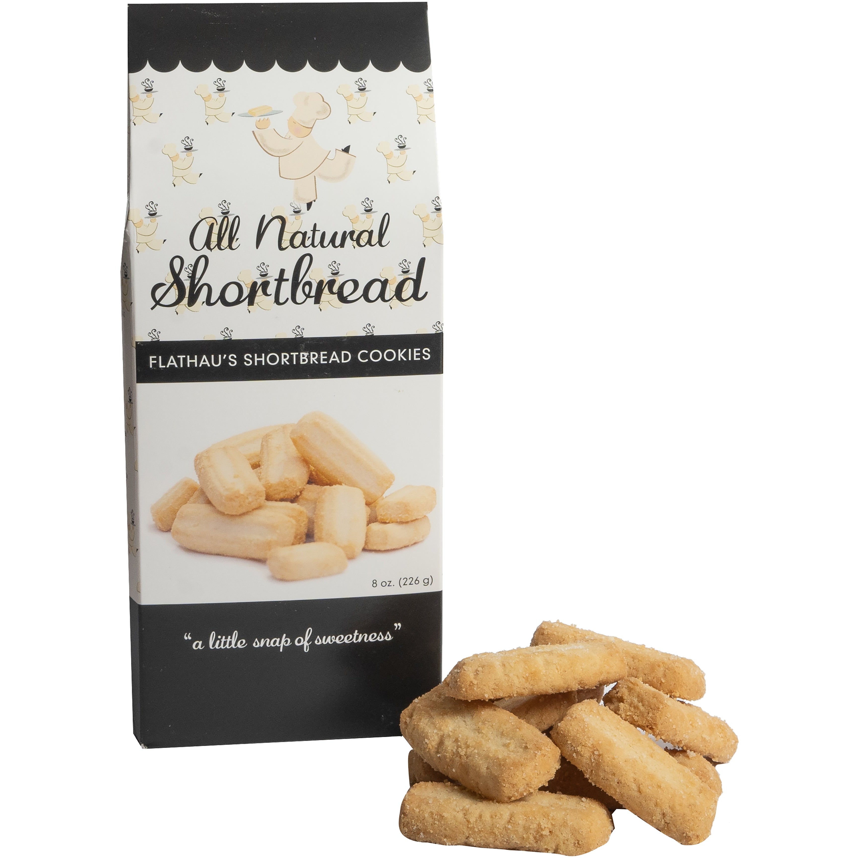 Galletas de mantequilla en caja, 4 oz u 8 oz